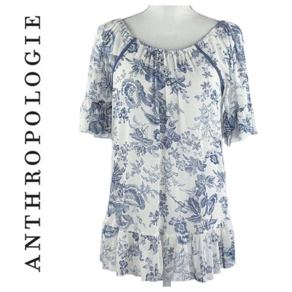 ANTRHOPOLOGIE | Eden & Olivia Floral Top